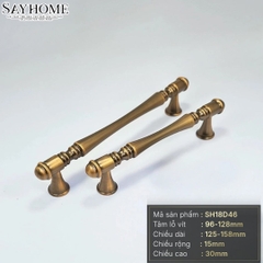 Tay nắm đũa tân cổ điển Vintage màu đồng SH18D46 tại thành phố Hồ Chí Minh