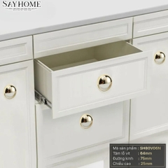 Núm tủ hiện đại màu vàng gold SH80V06N tại thành phố Hồ Chí Minh