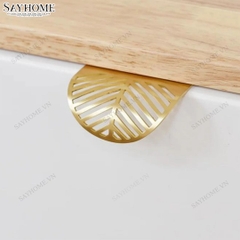 Tay nắm tủ hiện đại màu vàng đồng SH2211
