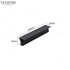 Tay nắm tủ hiện đại màu đen mờ SH2222
