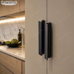 Tay nắm tủ hiện đại màu đen mờ SH2222