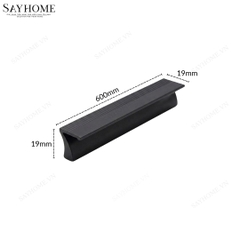 Tay nắm tủ hiện đại màu đen mờ SH2222