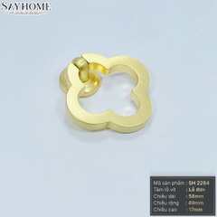 Tay nắm tủ hiện đại màu vàng gold SH2284