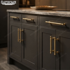 Tay nắm đũa tân cổ điển vintage màu vàng gold SH2342
