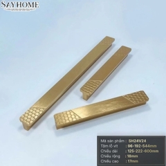 Tay nắm tủ hiện đại màu vàng gold SH24V24 tại thành phố Hồ Chí Minh