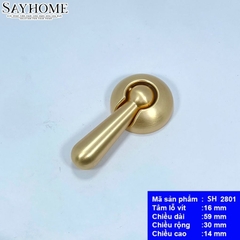 Tay nắm tủ tân cổ điển màu vàng gold SH2801