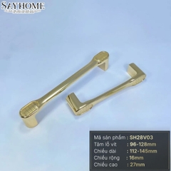 Tay nắm tủ hiện đại màu vàng GOLD SH28V03 tại thành phố Hồ Chí Minh