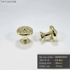 Núm tủ tân cổ điển vintage màu vàng gold SH30V88N tại thành phố Hồ Chí Minh
