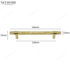 Tay nắm đũa hiện đại màu vàng gold SH3331