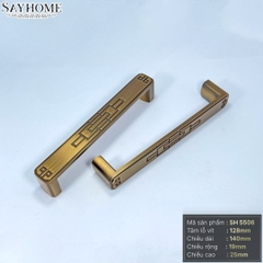 Tay nắm tủ tân cổ điển vintage màu đồng SH5506