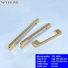Tay nắm tủ hiện đại màu vàng gold SH5523