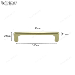 Tay nắm tủ hiện đại màu vàng xước SH5581 tại thành phố Hồ Chí Minh