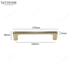 Tay nắm tủ hiện đại màu vàng gold SH5581