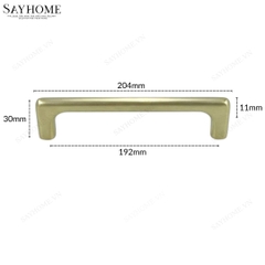 Tay nắm tủ hiện đại màu vàng xước SH5581 tại thành phố Hồ Chí Minh