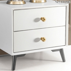 Núm tủ trơn hiện đại màu vàng gold 18k SH5586