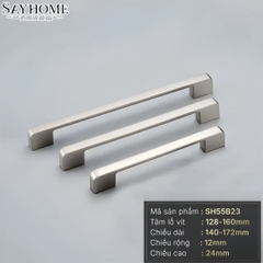 Tay nắm tủ hiện đại màu bạc SH55B23 tại thành phố Hồ Chí Minh