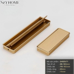 Tay nắm âm tủ hiện đại màu vàng gold SH55V71 tại thành phố Hồ Chí Minh