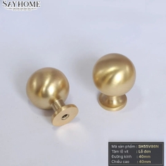 Núm tủ trơn hiện đại màu vàng gold 18k SH55V86N tại thành phố Hồ Chí Minh