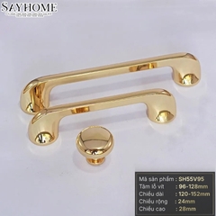 Tay nắm tủ hiện đại màu vàng gold SH55V95 tại thành phố Hồ Chí Minh