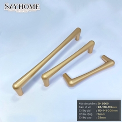 Tay nắm đũa hiện đại tối giản màu vàng mờ SH5609