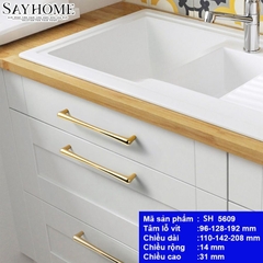 Tay nắm đũa hiện đại tối giản màu vàng mờ SH5609