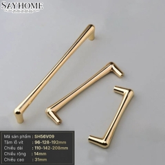Tay nắm đũa hiện đại màu vàng gold 18k SH56V09 tại thành phố Hồ Chí Minh