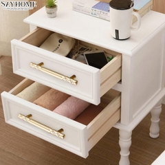 Tay nắm tủ hiện đại màu vàng gold 18k đính đá SH5805