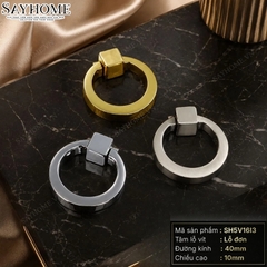 Tay nắm tủ khoen tròn hiện đại màu vàng, bạc và inox SH5V16I3 tại Thành phố Hồ Chí Minh