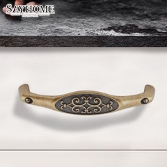 Tay nắm tủ tân cổ điển Vintage màu đồng SH7057