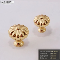 Núm tủ tân cổ điển vintage màu vàng gold SH8014 tại thành phố Hồ Chí Minh