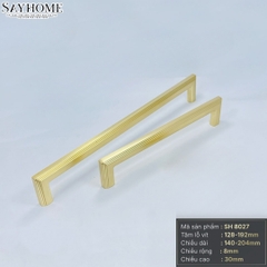 Tay nắm tủ hiện đại màu vàng gold SH8027