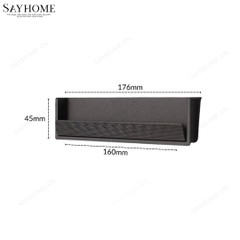 Tay nắm âm tủ hiện đại cao cấp màu đen SH8031 tại Tân Bình