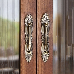Tay nắm tủ tân cổ điển Vintage màu đồng SH8055