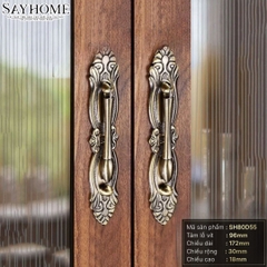 Tay nắm tủ tân cổ điển Vintage màu đồng SH80D55 tại thành phố Hồ Chí Minh