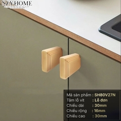 Núm tủ hiện đại màu vàng gold SH80V27N tại thành phố Hồ Chí Minh