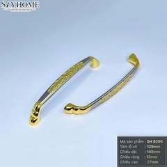 Tay nắm tủ tân cổ điển vintage màu bạc vàng gold SH8296