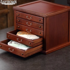 Tay nắm tủ tân cổ điển Vintage màu đồng SH8298