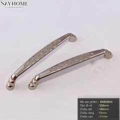 Tay nắm tủ tân cổ điển màu bạc SH82B96 tại thành phố Hồ Chí Minh