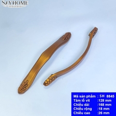 Tay nắm tủ tân cổ điển Vintage màu đồng SH8845