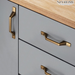 Tay nắm tủ hiện đại màu đồng SH8876