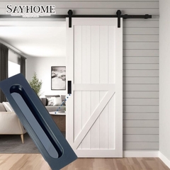 Tay nắm âm tủ hiện đại màu đen mờ SH8935