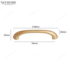 Tay nắm tủ hiện đại màu vàng gold SH8958