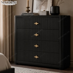Tay nắm tủ tân cổ điển màu vàng gold SH8985