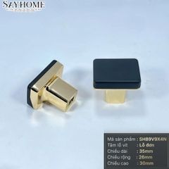 Núm tủ hiện đại màu vàng gold mặt xanh đen SH89V9X4N tại thành phố Hồ Chí Minh