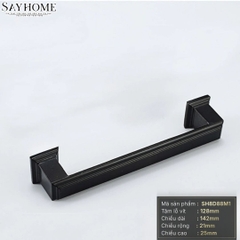 Tay nắm tủ hiện đại màu đen mờ SH8D88M1 tại thành phố Hồ Chí Minh
