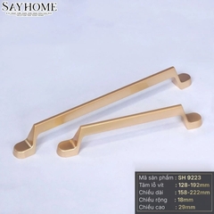 Tay nắm tủ hiện đại màu vàng gold SH9223