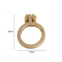 Tay nắm tủ khoen tròn tân cổ điển màu vàng SH9237 tại Tân Bình