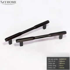 Tay nắm đũa hiện đại màu đen SH92D41 tại Tân Bình