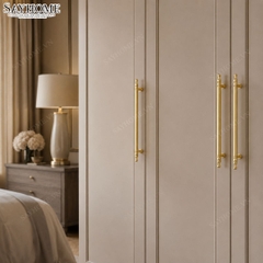 Tay nắm đũa tân cổ điển màu vàng gold SH9331