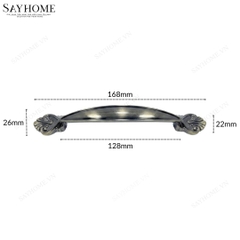 Tay nắm tủ tân cổ điển Vintage màu đồng đen SH9357